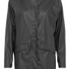 Women The Secret Closet Coats & Jackets | Ichi Tazi Raincoat In Black