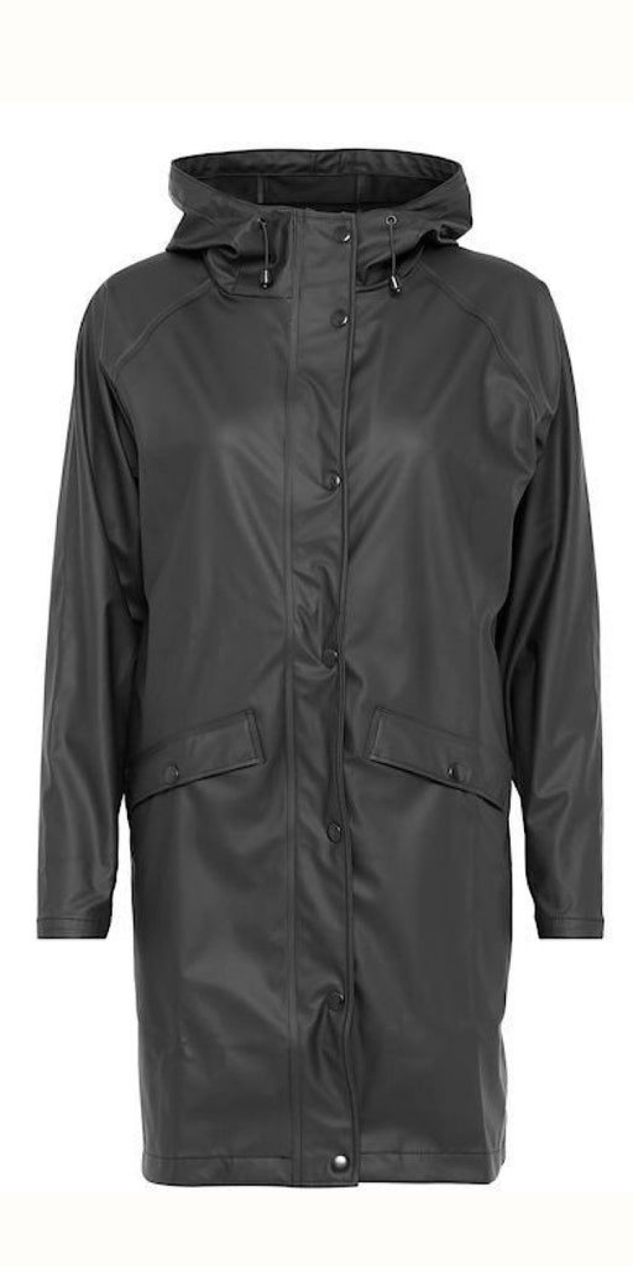 Women The Secret Closet Coats & Jackets | Ichi Tazi Raincoat In Black