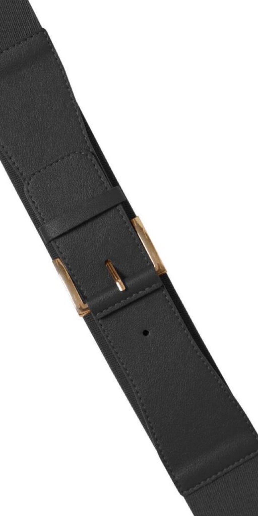 Women The Secret Closet | Ichi Frini Stretch Belt In Black