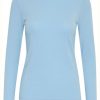 Women The Secret Closet Tops | B Young Pamila Long Sleeve T Shirt In Vista Blue