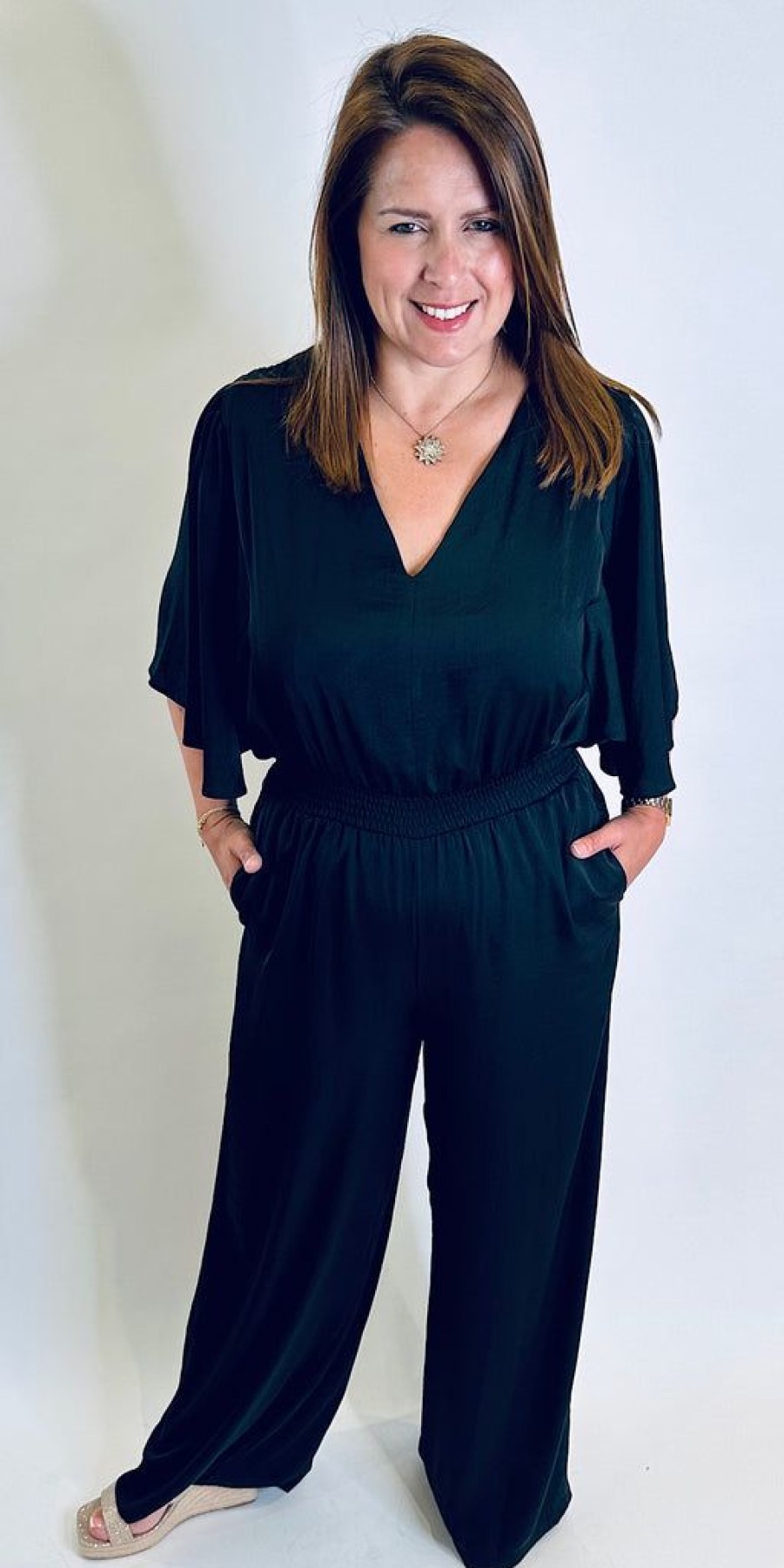 Women The Secret Closet Jumpsuits | Access Elegant Jumpsuit In Black