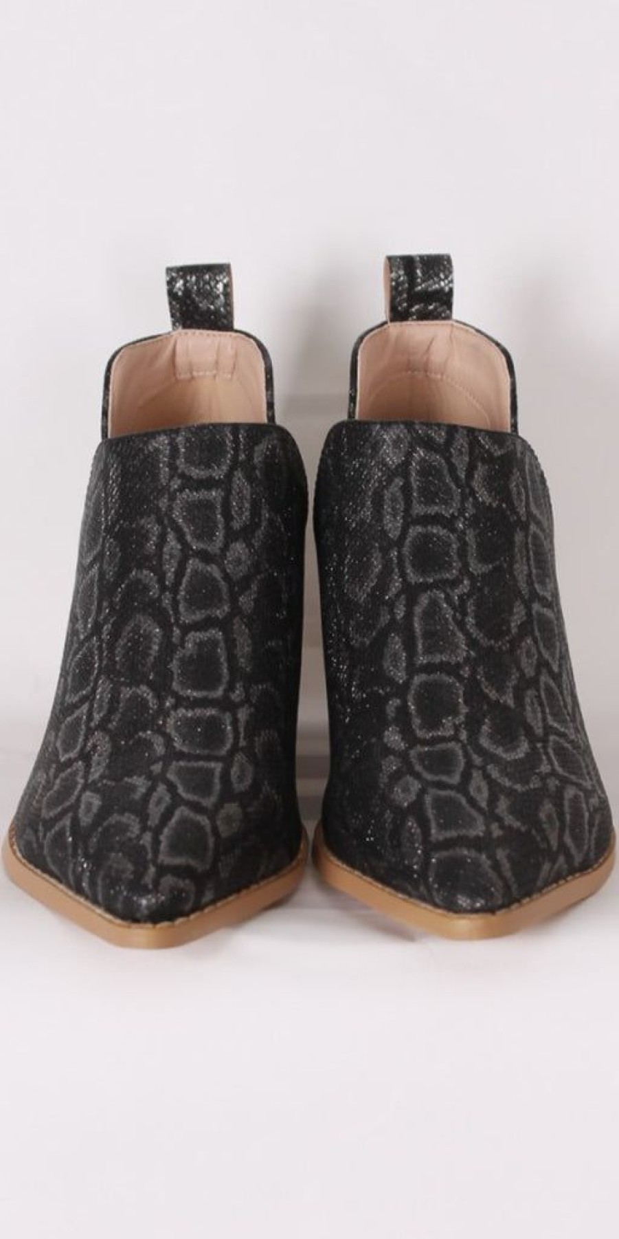 Women The Secret Closet | Smf Snake Shoe Boot In Black