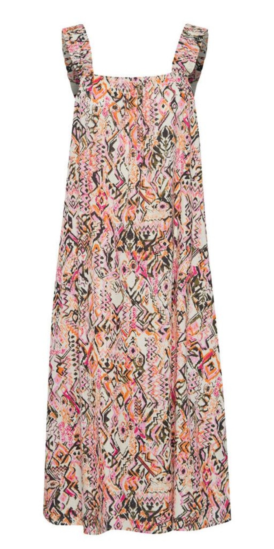 Women The Secret Closet | B Young Gana Long Dress In Begonia Pink Mix