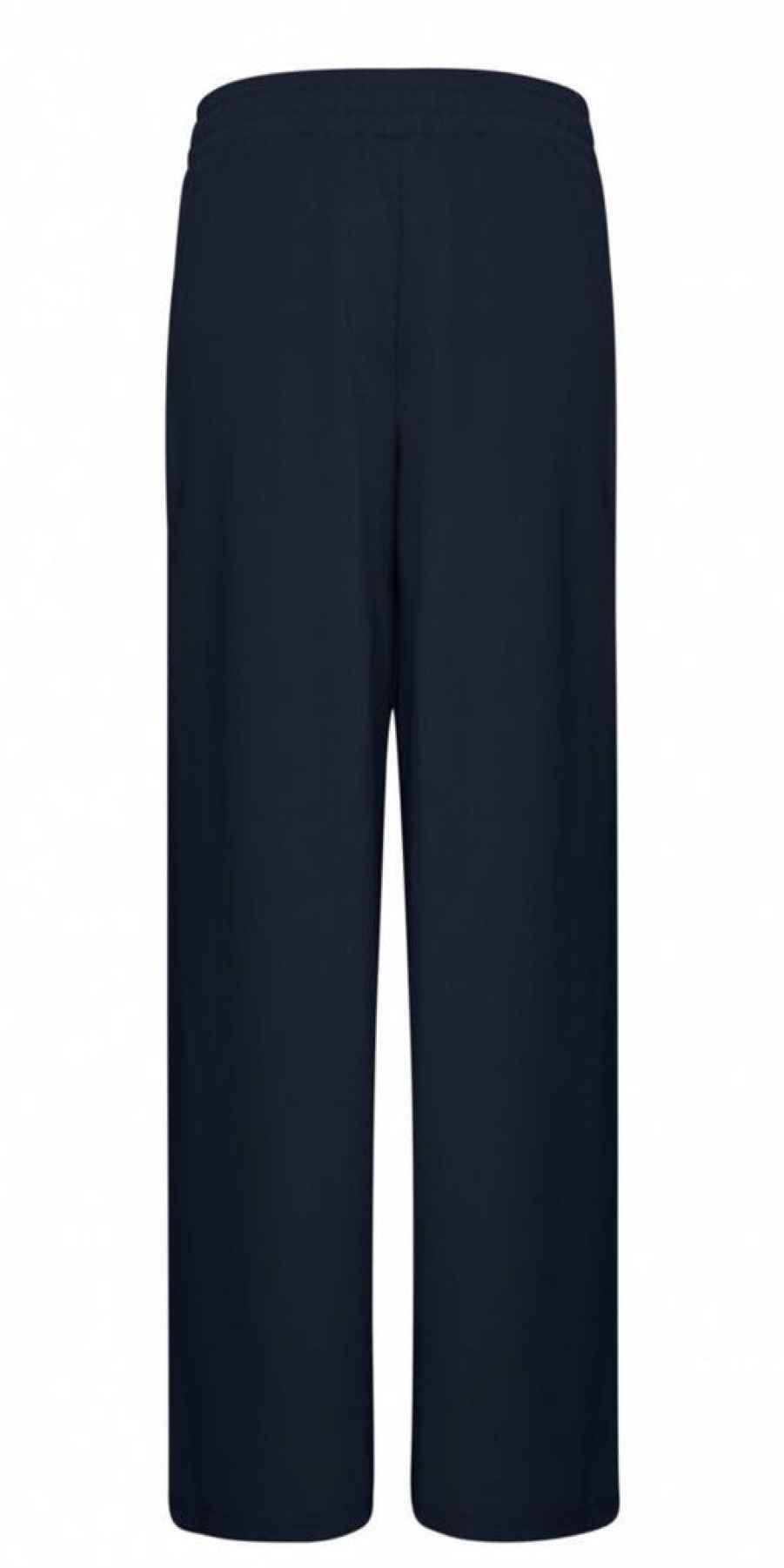 Women The Secret Closet Trousers | Ichi Kate Long Wide Leg Trousers In Total Eclipse