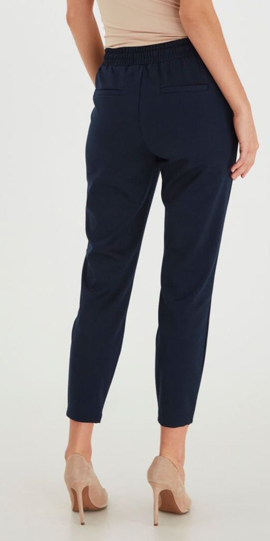 Women The Secret Closet Loungewear | B. Young Rizetta Jersey Trouser In Navy