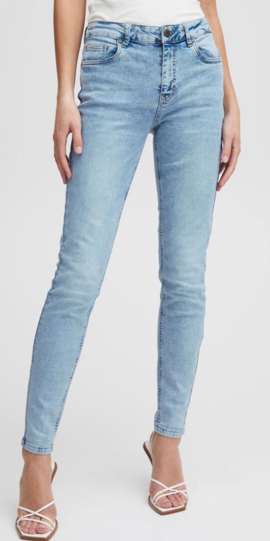 Women The Secret Closet | Pulz Joy High Rise Skinny Jean In Light Blue (30Inch Leg)