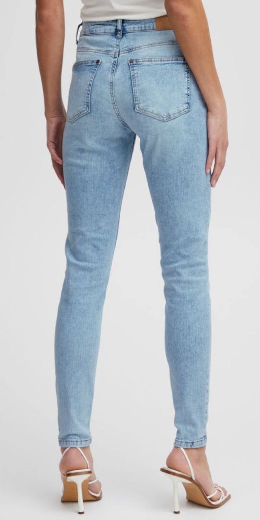 Women The Secret Closet | Pulz Joy High Rise Skinny Jean In Light Blue (30Inch Leg)