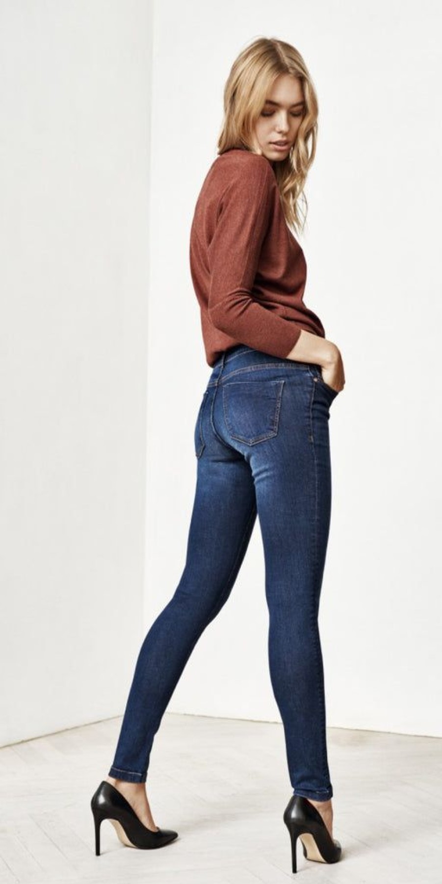 Women The Secret Closet Denim | B Young Lola Luni Skinny Fit Jeans In Ink