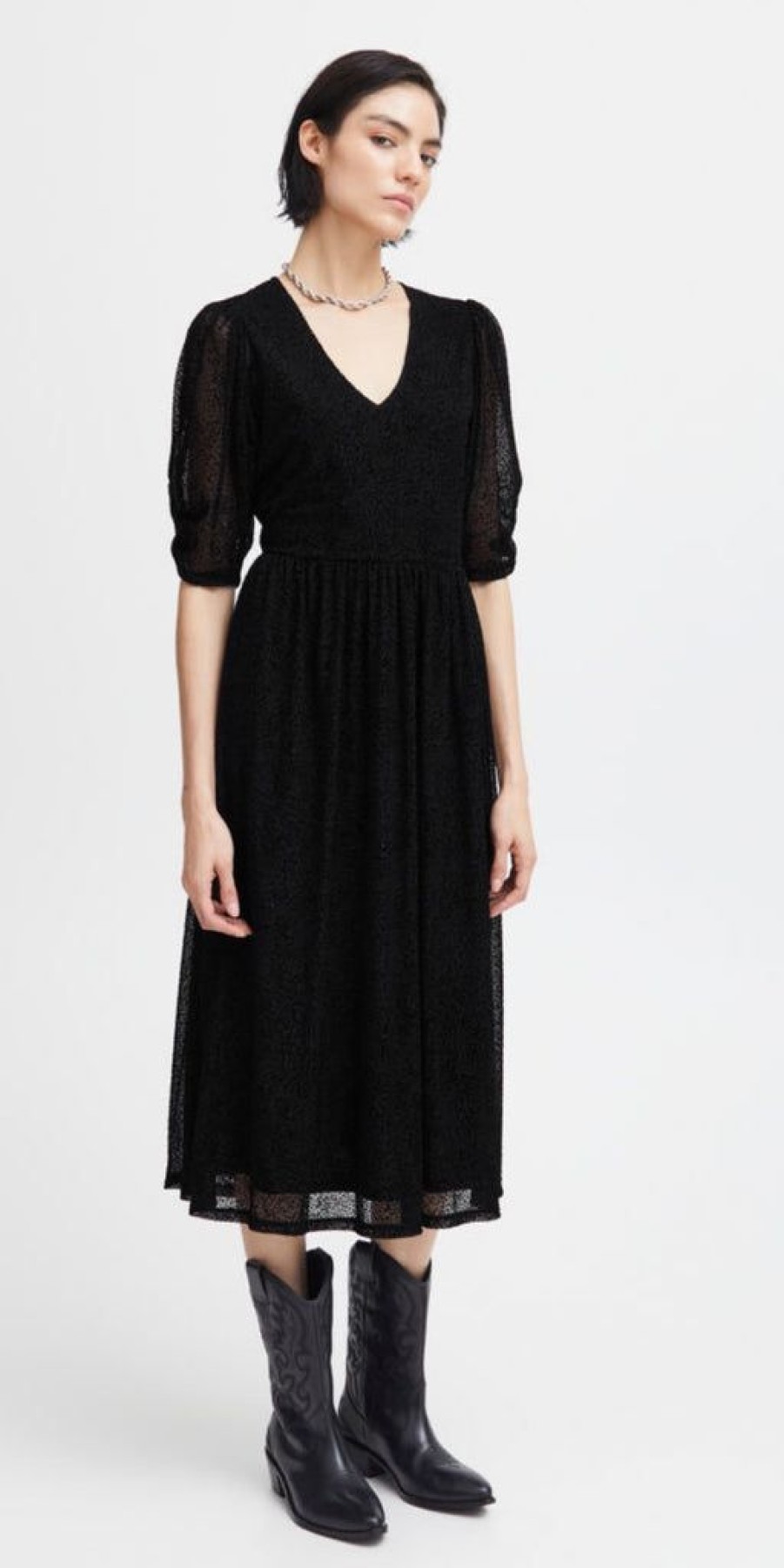 Women The Secret Closet Dresses | Ichi Jalani Dress In Black