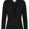 Women The Secret Closet Coats & Jackets | Ichi Kate Blazer In Black