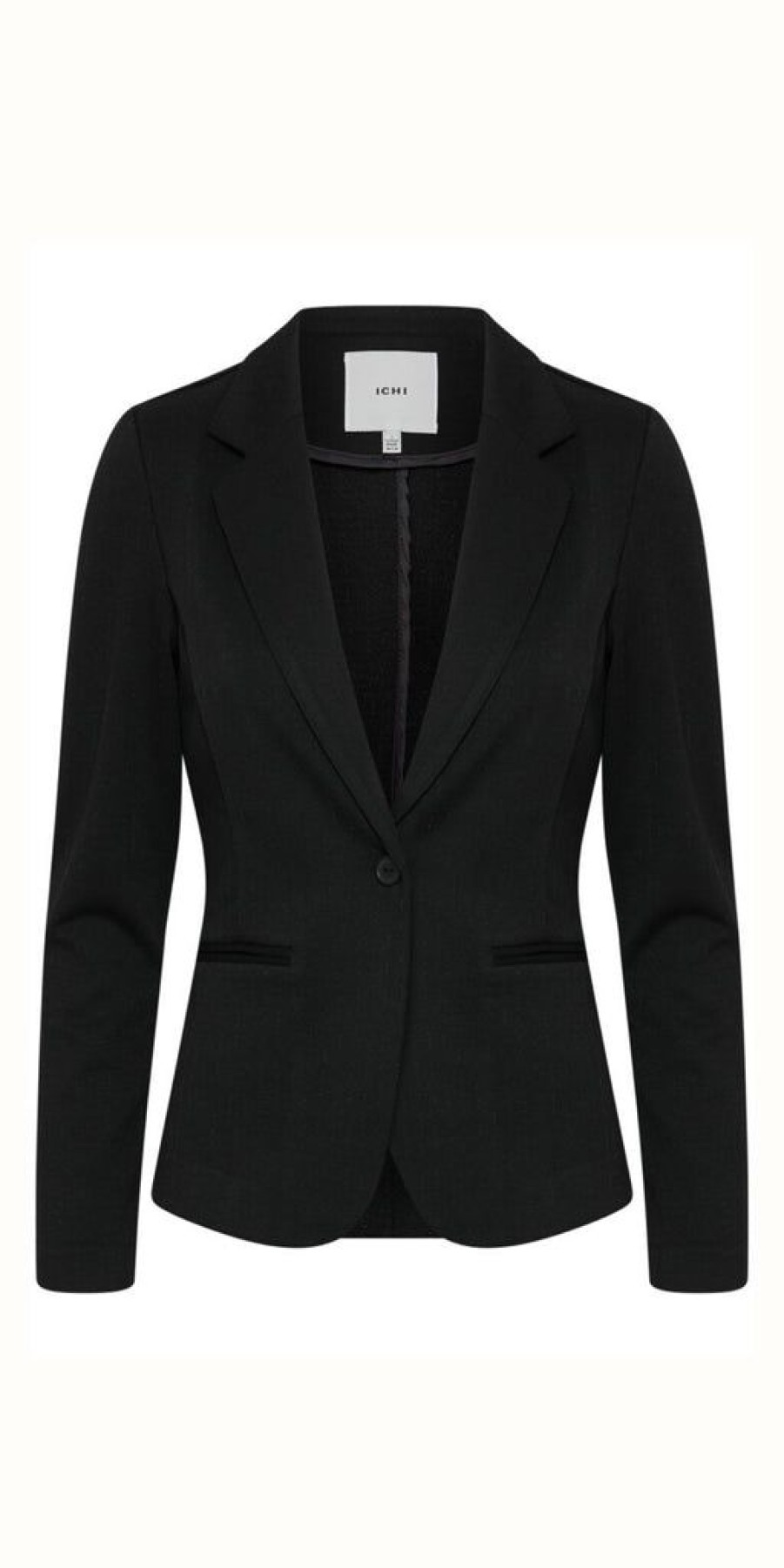 Women The Secret Closet Coats & Jackets | Ichi Kate Blazer In Black