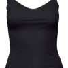 Women TheSecretCloset.Boutique Loungewear | Ichi Asiv Singlet In Black