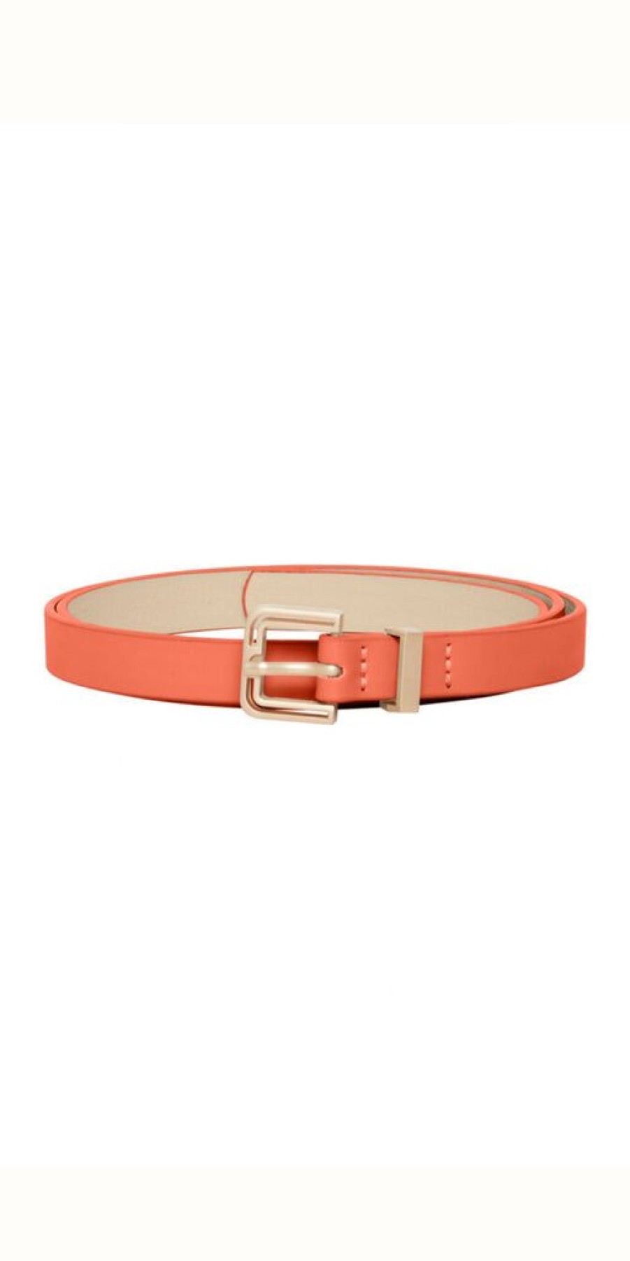 Women The Secret Closet | Ichi Olga Belt In Hot Coral