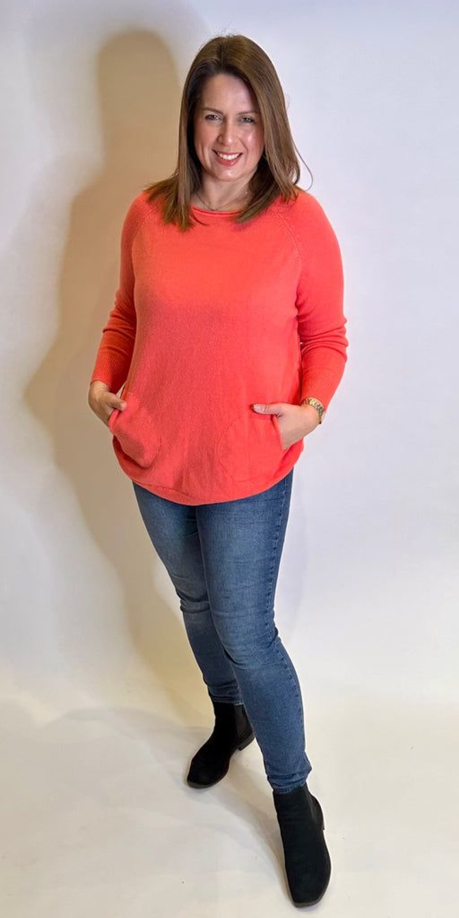 Women The Secret Closet Tops | Scoopy Button Side Knit