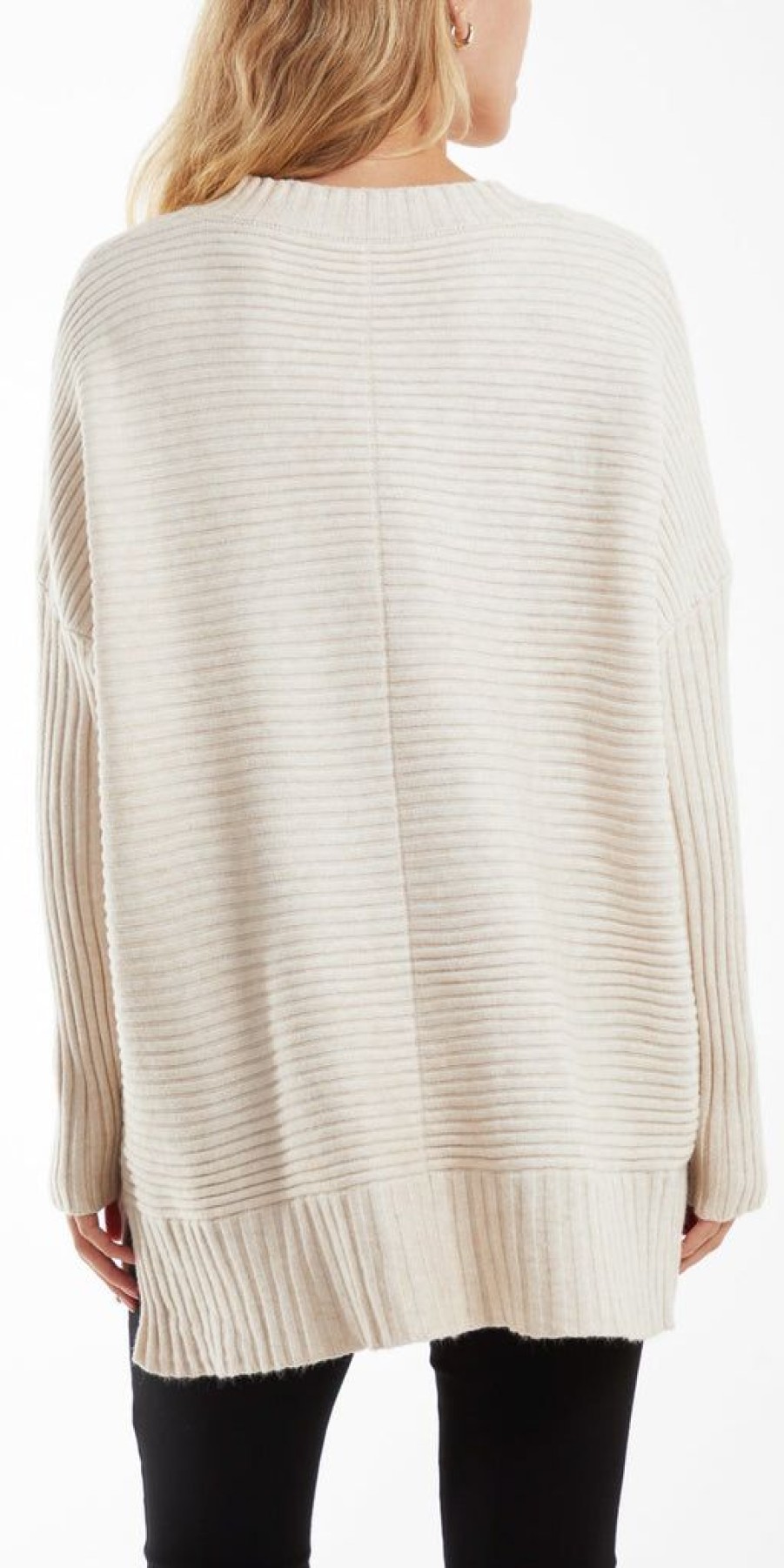 Women The Secret Closet | Soft Rib V Neck Knit