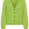 Women The Secret Closet Knitwear | Ichi Sella Cardigan In Parrot Green