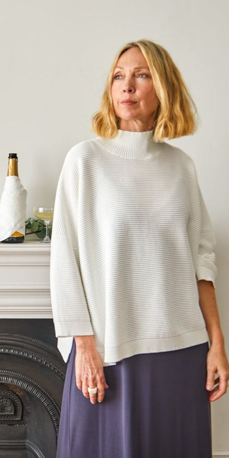 Women The Secret Closet | Chalk Vicki Jumper In Ivory