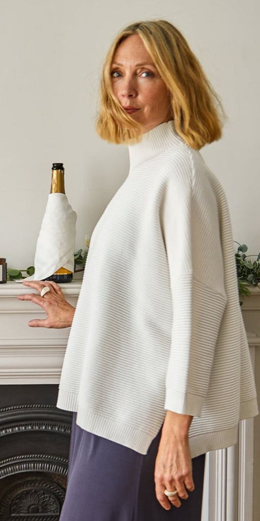 Women The Secret Closet | Chalk Vicki Jumper In Ivory