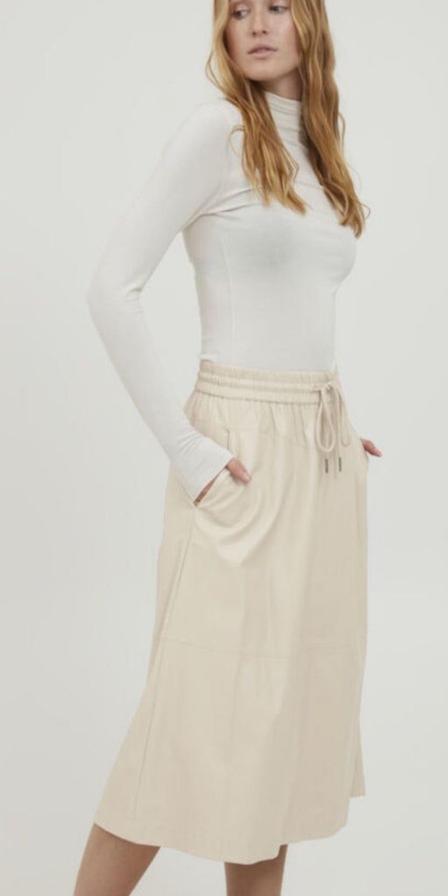 Women The Secret Closet Skirts | B Young Esoni Skirt In Cement