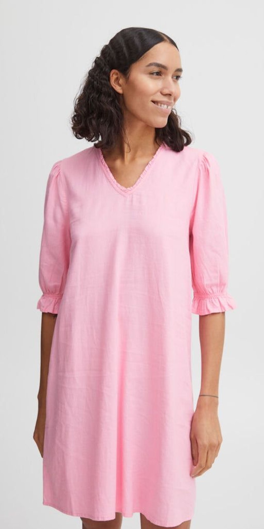 Women The Secret Closet Dresses | B Young Falakka Wide Dress In Begonia Pink