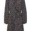 Women The Secret Closet | Pulz Xenia Dress In Black Animal Print