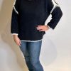 Women The Secret Closet | Boatneck Blanket Stitch Knit