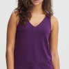 Women The Secret Closet Tops | Ichi Nelly Top In Violet Indigo