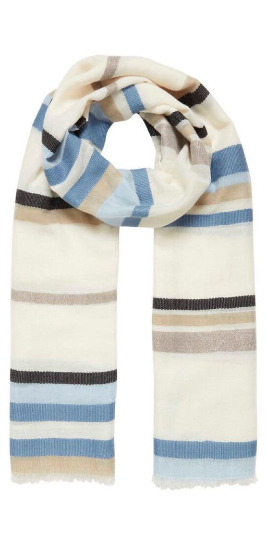 Women The Secret Closet Scarves | B Young Vinna Scarf In Vista Blue