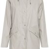 Women The Secret Closet Coats & Jackets | Ichi Tazi Raincoat In Feather Grey