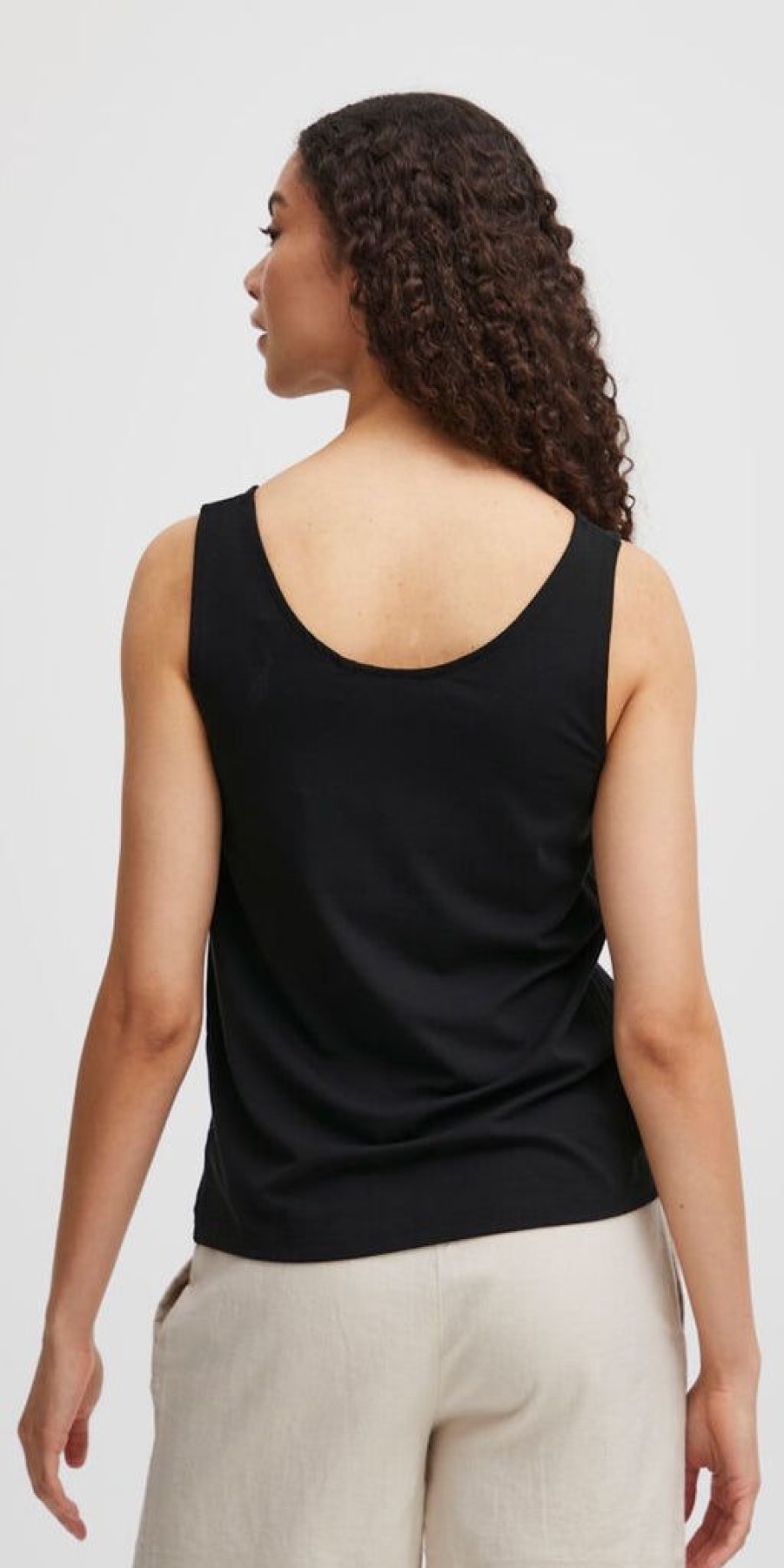 Women The Secret Closet Tops | B Young Rexima Tank Top In Black