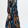 Women The Secret Closet Dresses | B Young Hisia Long Dress In Poseidon Mix