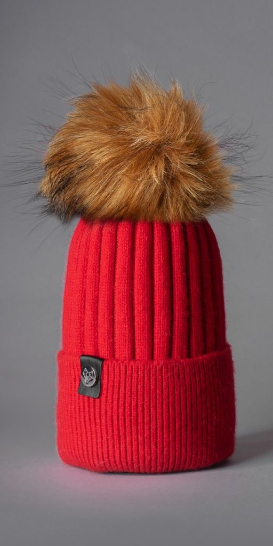 Women The Secret Closet Hats | Luxy Harley Faux Fur Cable Hat In Red