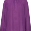 Women The Secret Closet | Ichi Cellani Blouse In Amaranth Purple