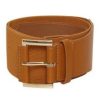 Women The Secret Closet | Ichi Frini Stretch Belt In Cognac