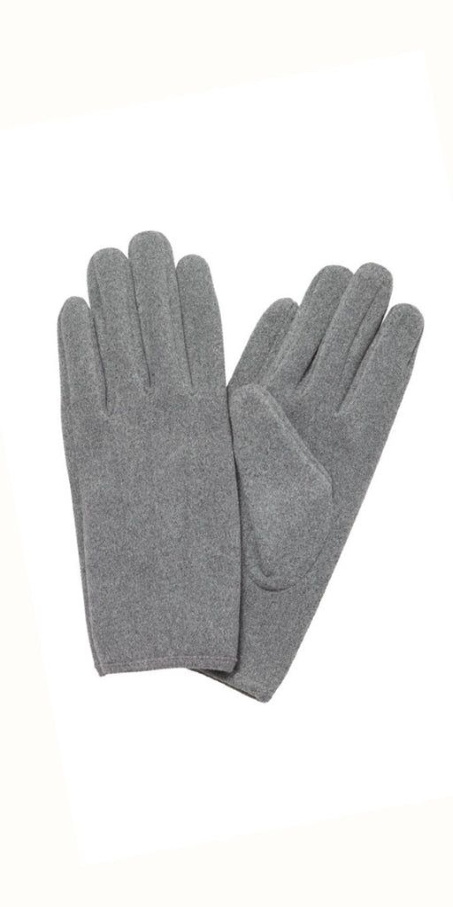 Women The Secret Closet | Ichi Ualtar Gloves In Dark Grey Melange