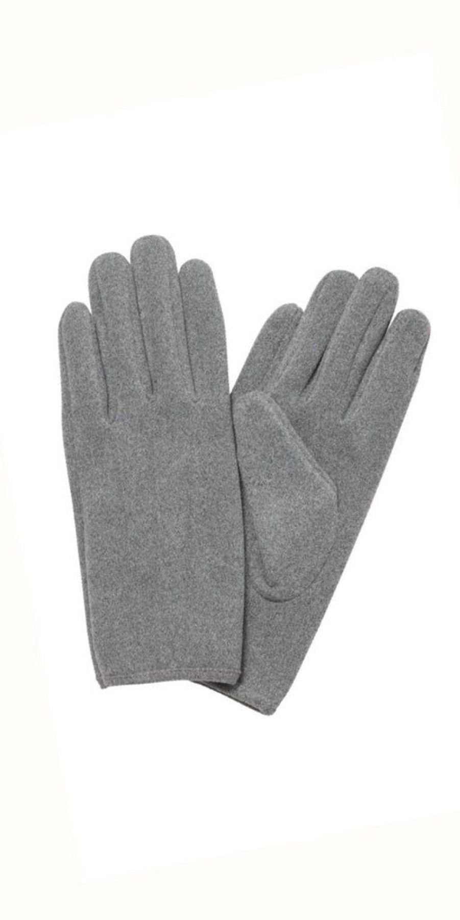 Women The Secret Closet Gloves | Ichi Ualtar Gloves In Dark Grey Melange