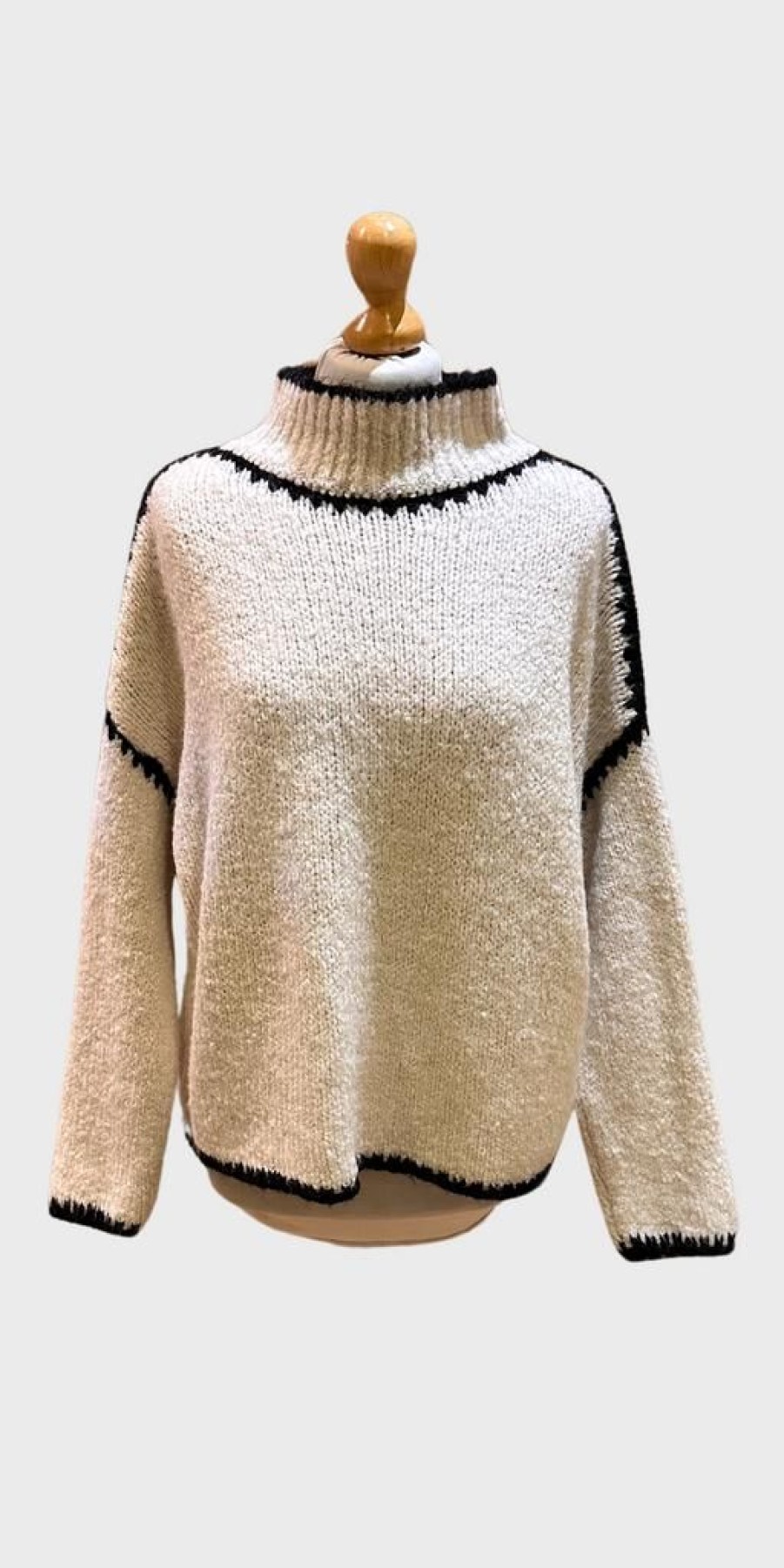 Women The Secret Closet Tops | Blanket Stitch Knit