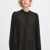 Women The Secret Closet | Ichi Cellani Blouse In Black