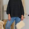 Women The Secret Closet Knitwear | Chalk Vicki Jumper In Charcoal