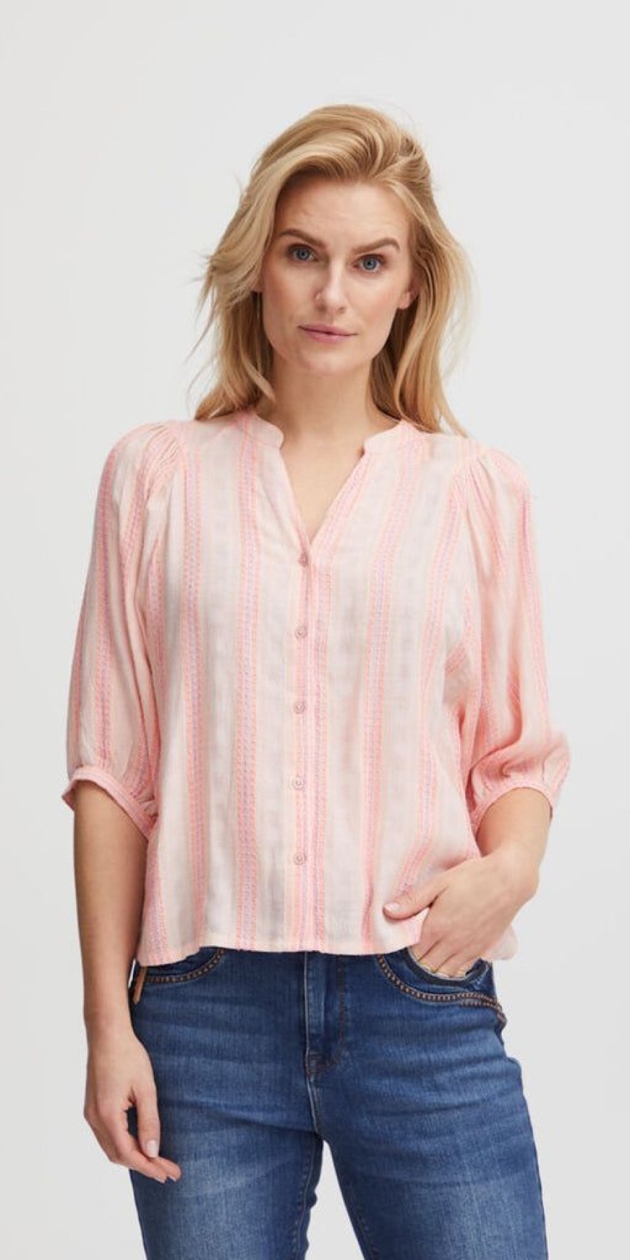 Women The Secret Closet Tops | Pulz Laila Shirt In Pink Lady