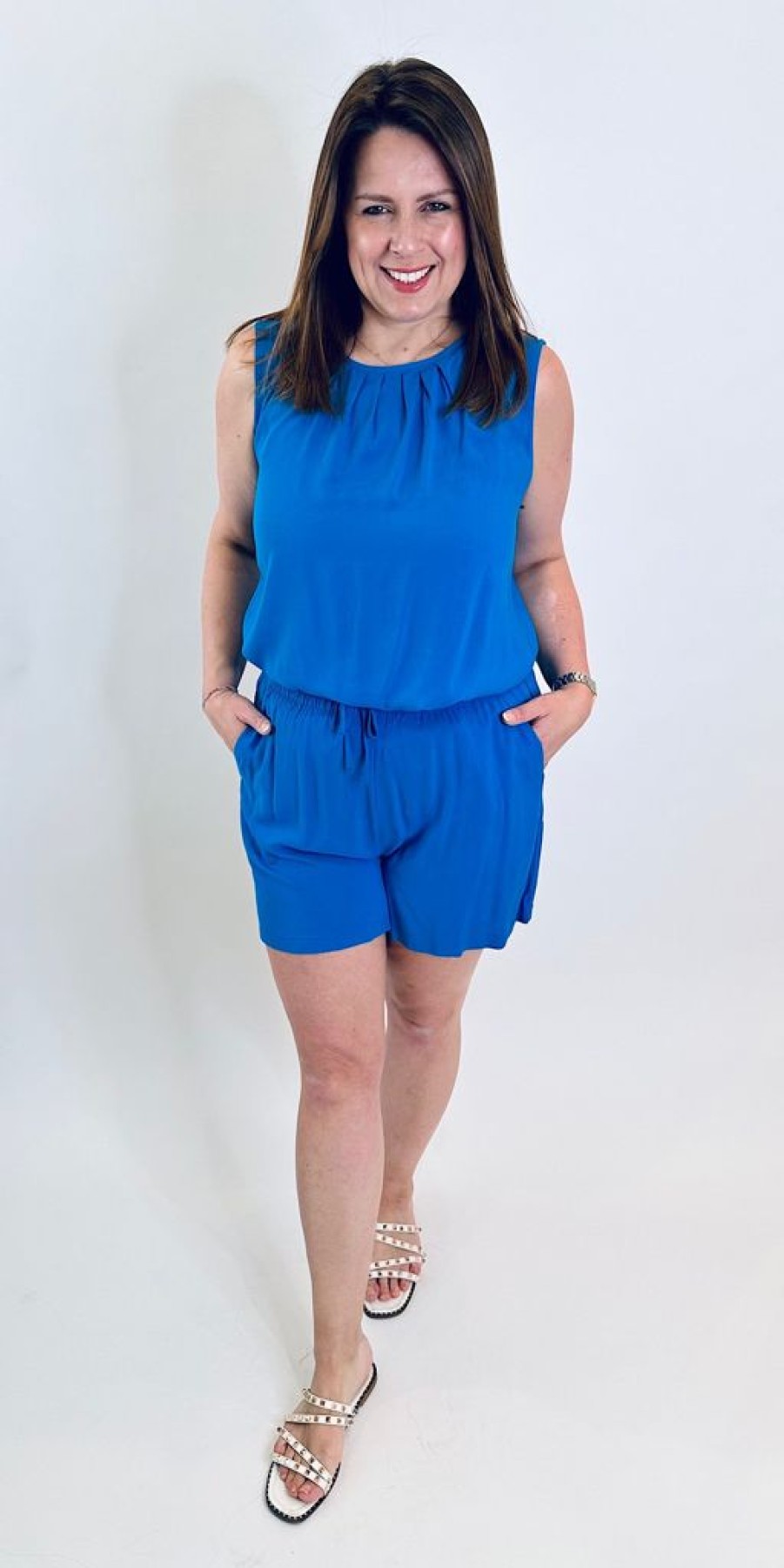 Women The Secret Closet Loungewear | B Young Joella Shorts In Ibiza Blue