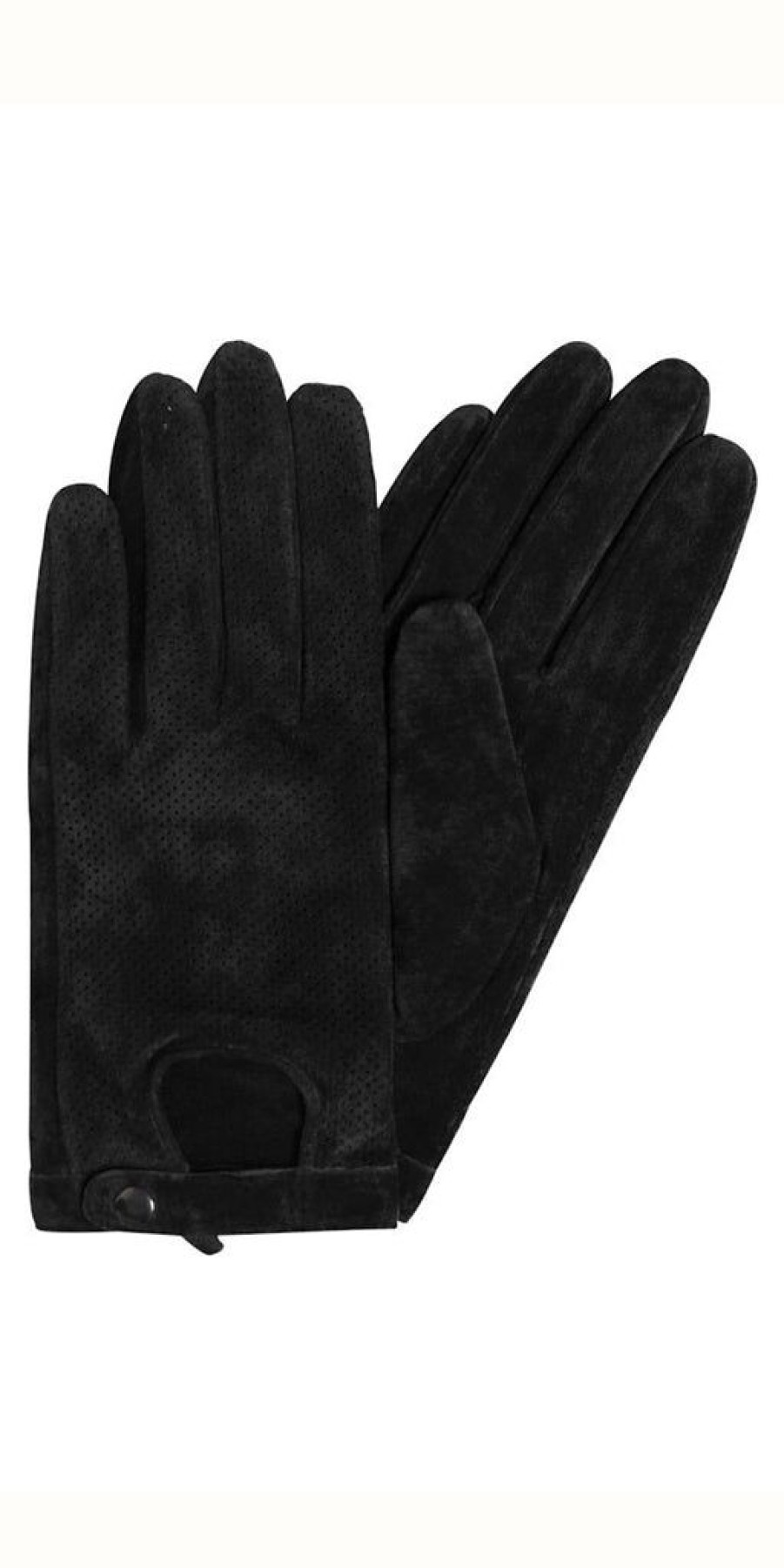 Women The Secret Closet Gloves | Ichi Lai Gloves In Black Suede