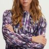 Women The Secret Closet Tops | Pulz Sariah Blouse In Purple Printed