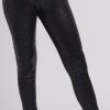 Women The Secret Closet Loungewear | Smf Glossy Leopard Leggings