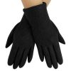 Women The Secret Closet Gloves | Diamond Metallic Knit Touchscreen Gloves In Black