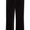 Women The Secret Closet | Ichi Lavanny Velvet Trousers In Black