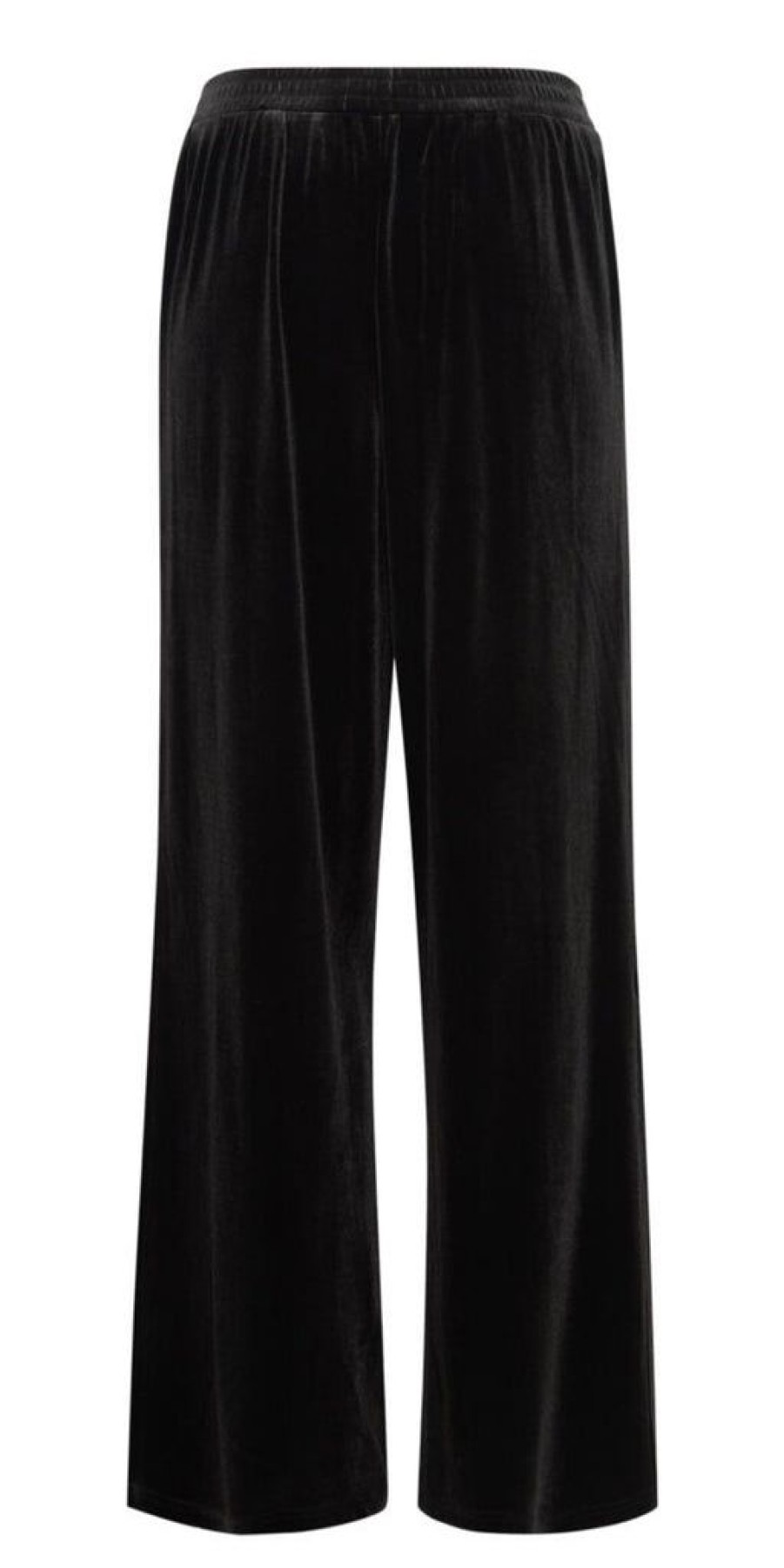 Women The Secret Closet | Ichi Lavanny Velvet Trousers In Black