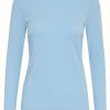 Women The Secret Closet Loungewear | B Young Pamila Long Sleeve T Shirt In Vista Blue