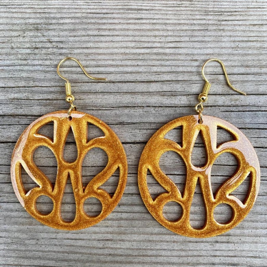 Women The Secret Closet | Gatsby Large Gold Earrings