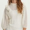 Women The Secret Closet Tops | Pulz Zeta Blouse In Turtledove